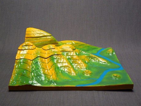 Модель "Вулканическая поверхность.  Формирование гор" - фото 150816