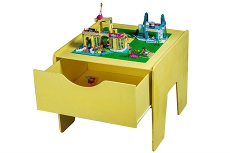 Лего-стол для конструирования «Новые горизонты» (желтый) - фото 59694