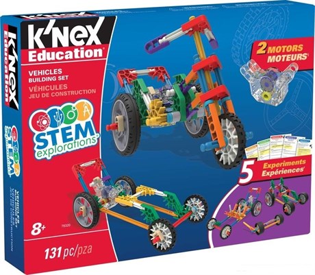 STEM-конструктор K’NEX  Education. Комплект для сборки транспортных средств  - фото 61807