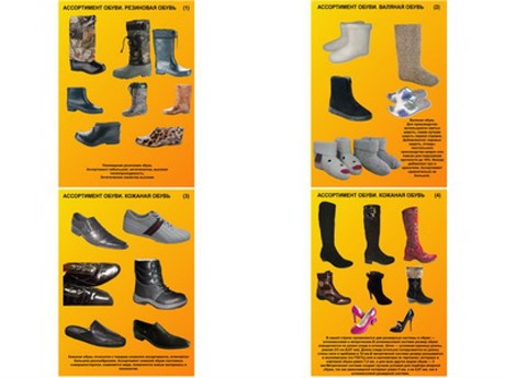 Плакаты ПРОФТЕХ "Ассортимент обуви" - фото 62222
