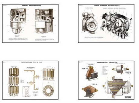 Плакаты ПРОФТЕХ "Электрооборудование распред. и трансформаторных подстанций" 11164 - фото 62312