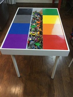 Lego стол "Радуга" с двумя крышками - фото 730952