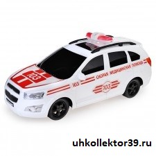 Машина Скорая помощь Внедорожник, (черные окна) 256730У