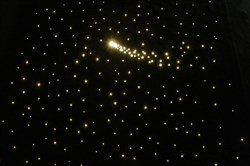 Ковёр настенный фибероптический ЗВЁЗДНОЕ НЕБО 1,45х1 м., 75 звёзд - фото 731589