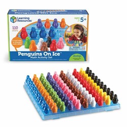 счетный материал  "Пингвины на льдине" (110 элементов) LER3311
