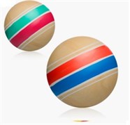 Мяч диаметр 75 мм резиновый с полосой