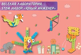 Веселая лаборатория: STEM набор Юный инженер FL-YE-10