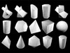 Набор гипсовых геометрических тел (10 шт.) - фото 59326