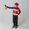 Костюм детский "Пожарный" со светоотражающими полосами: жилет, головной убор - фото 732277
