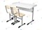 Двухместный комплект с бортами для кабинетов химии и физики ( парта + 2 стула ) Д13