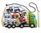 Игра с магнитами  "Автовоз" П3606